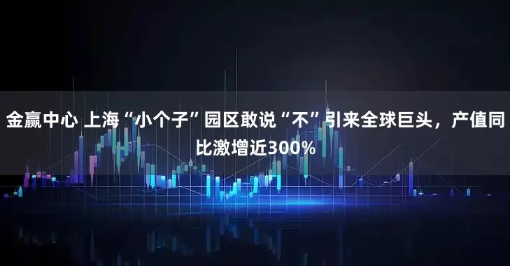 金赢中心 上海“小个子”园区敢说“不”引来全球巨头，产值同比激增近300%
